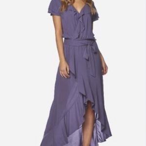 Anthropologie On The Road Ruffle High Low Dress